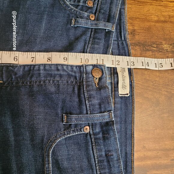 Madewell Jeans Size 32 Skinny 10" High Riser Tummy Control Hayes Wash F4684 - Picture 9 of 12